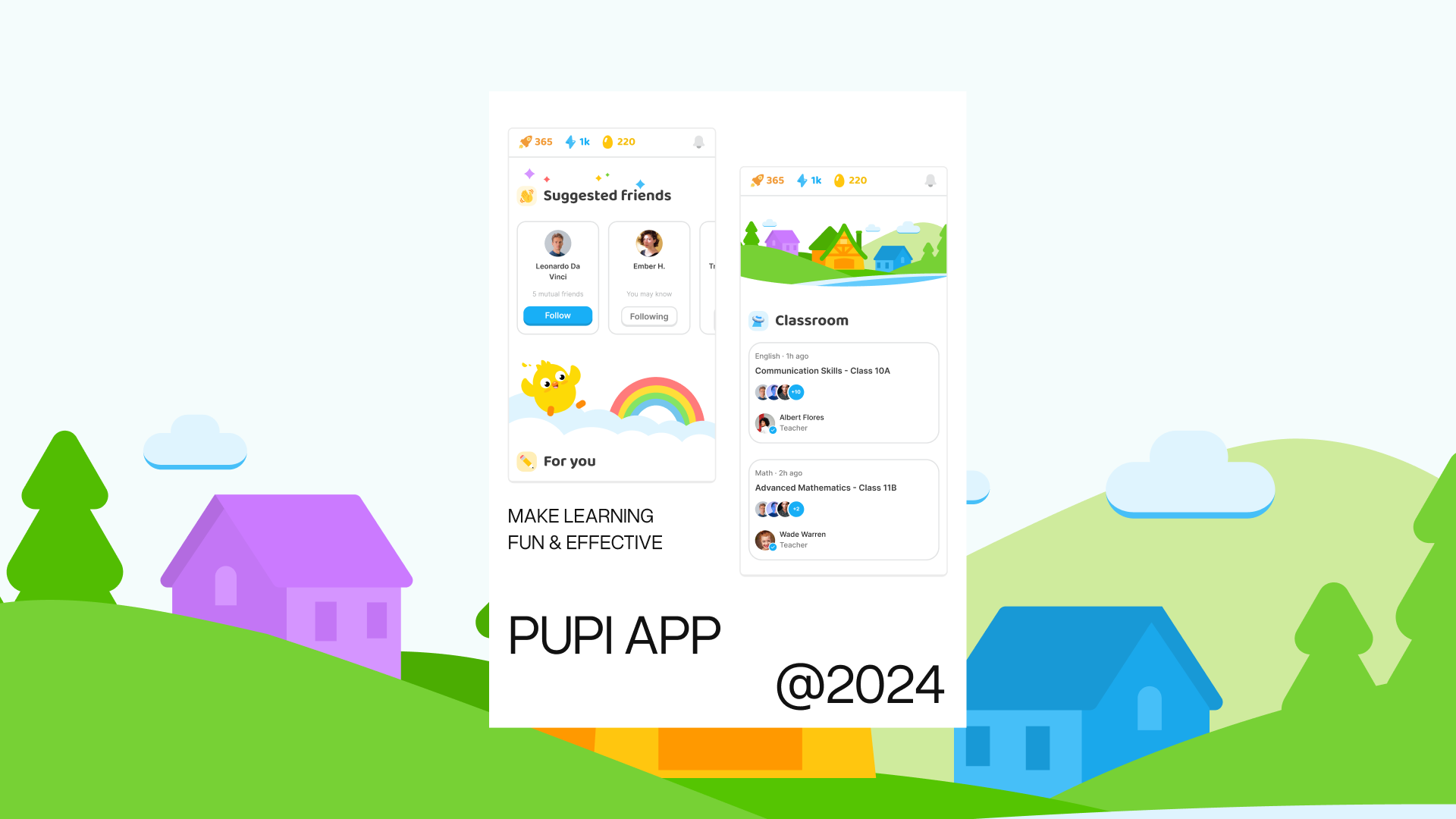 Friend suggestion and Classroom